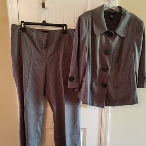 LB Pinstriped Suit